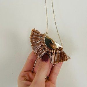 Gold Tassel Necklace
